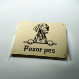Harapós kutya tábla Vizsla