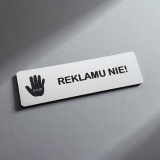 Reklámot NEM tábla