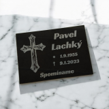 Síremlék tábla kereszt V2