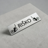 Ajtó névtábla Macskák