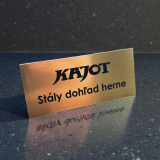 Mágneses névtábla játékteremhez