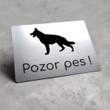Vigyázz, kutya tábla Német juhász