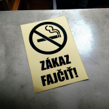Tábla Tilos a dohányzás