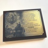 Plakett téglalap - Tűzoltók vagy DHZ