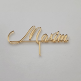 Névvel ellátott tortabeszúró – személyre szabott cake topper V1