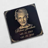 Sírtábla fotóval négyzet