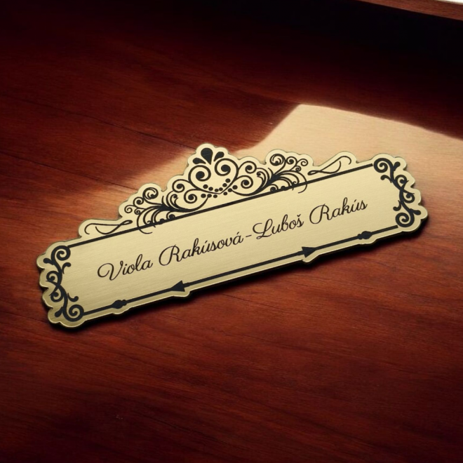Deluxe Ornament névtábla