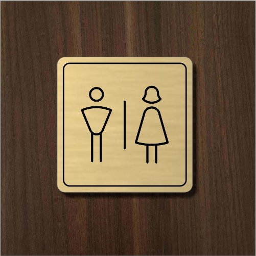 Női és férfi WC