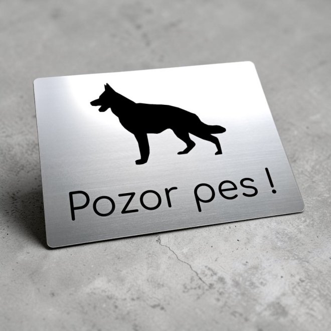 Vigyázz, kutya tábla Német juhász