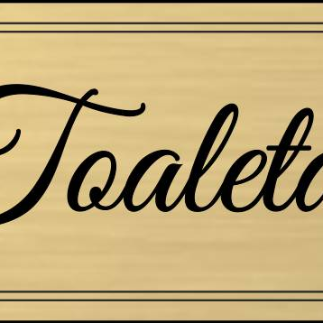 Női WC tábla