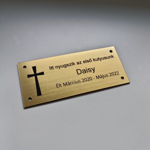 Sírtábla kereszt mini