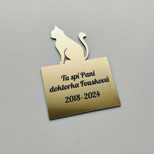 Macska sírtábla