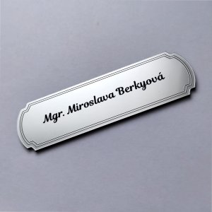 Ajtó névtábla Decent