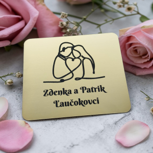 Duo ajtó névtábla