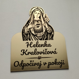Sírtábla Szűz Mária