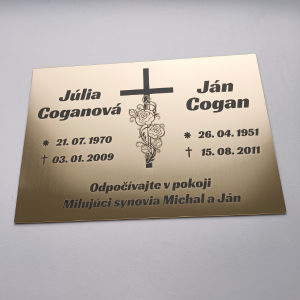 Sírtábla nagy kereszt 2