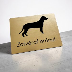 Vigyázz a kutya tábla Farbiar
