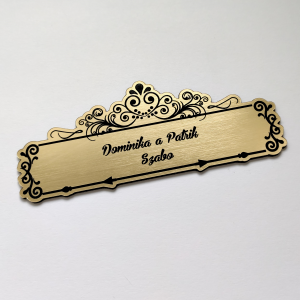 Deluxe Ornament névtábla