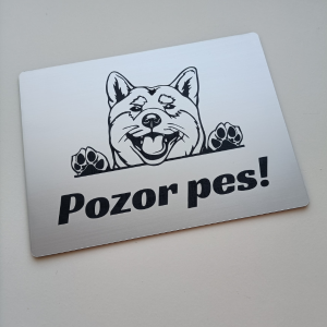 Harapós kutya tábla Akita inu