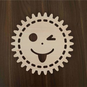 Fogaskerék smiley 10cm