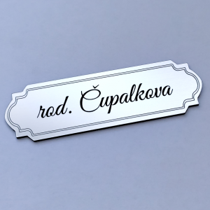 Ajtó névtábla Elegant