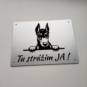 Harapós kutya tábla Dobermann 3