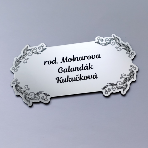 Ornament névtábla