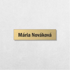 Ajtó névtábla 8×2 cm