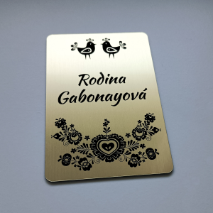 Folk névtábla magas