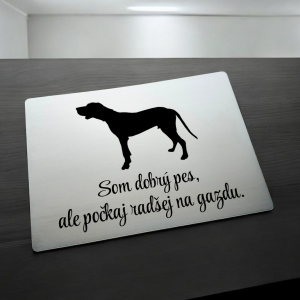 Vigyázz, kutya tábla Magyar vizsla